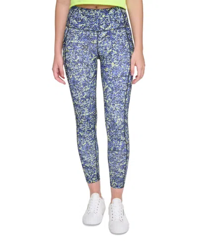 Calvin Klein Performance Women's Printed High-rise Leggings In Vintage Static Luna