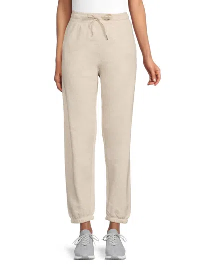 Calvin Klein Performance Women's Relaxed Drawstring Joggers In Cortado Heather