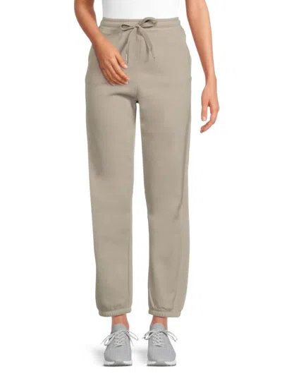 Calvin Klein Performance Women's Relaxed Drawstring Joggers In Moon Rock