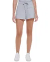 Calvin Klein Performance Women's Ribbed Waistband Shorts In Gray