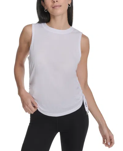 Calvin Klein Performance Women's Ruched Side-tie Tank Top