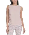 Calvin Klein Performance Women's Ruched Side-tie Tank Top