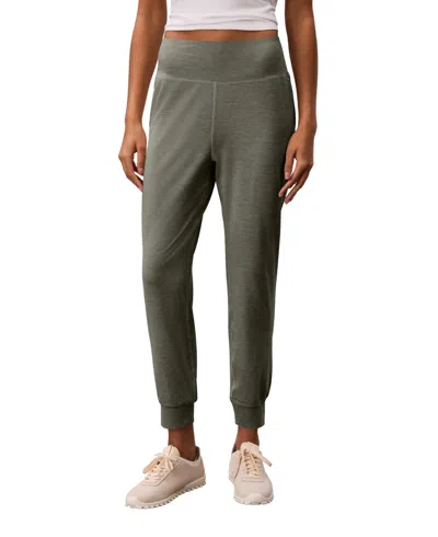 Calvin Klein Performance Women's Soft Melange Pull-on Ankle-length Joggers In Gray