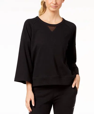 Calvin Klein Performance Workout Fitness Sweatshirt In Black