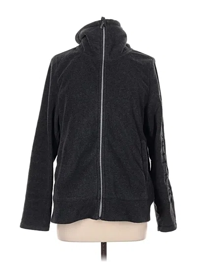 Pre-owned Calvin Klein Performance Zip Up Hoodie In Black
