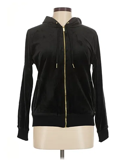 Pre-owned Calvin Klein Performance Zip Up Hoodie In Black
