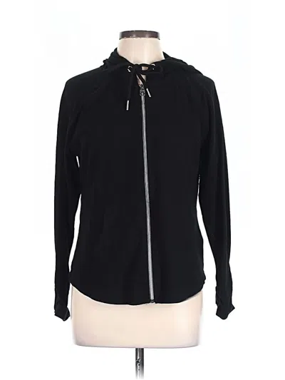 Pre-owned Calvin Klein Performance Zip Up Hoodie In Black