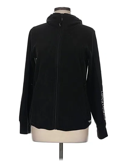 Pre-owned Calvin Klein Performance Zip Up Hoodie In Black