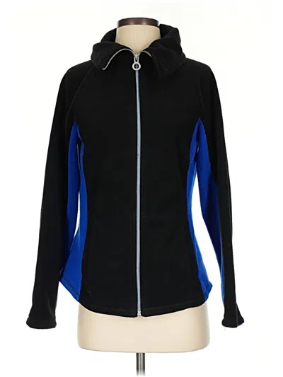 Pre-owned Calvin Klein Performance Zip Up Hoodie In Black