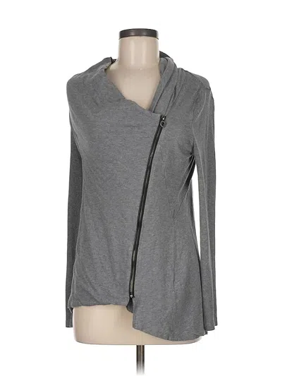 Pre-owned Calvin Klein Performance Zip Up Hoodie In Gray