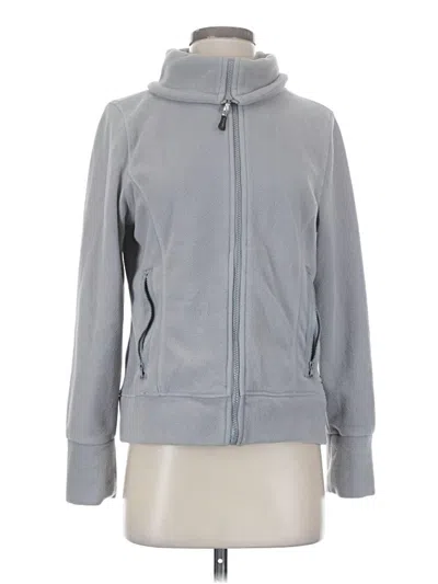 Pre-owned Calvin Klein Performance Zip Up Hoodie In Gray