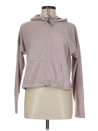 Pre-owned Calvin Klein Performance Zip Up Hoodie In Gray