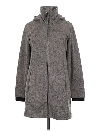 Pre-owned Calvin Klein Performance Zip Up Hoodie In Gray