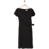 Calvin Klein Petal Cap Sleeve A-line Dress
