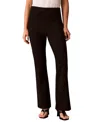 Calvin Klein Petite High-rise Pull-on Bootcut Pants In Multi