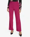 Calvin Klein Petite Luxe Highline Pants In Mulberry