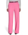 Calvin Klein Plus Size Mid-rise Wide-leg Pants In Peony