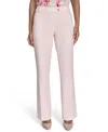 Calvin Klein Womens Mid Rise Tapered Leg Straight Leg Pants In Parfait