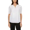 Calvin Klein Petites Womens Button Chiffon Blouse