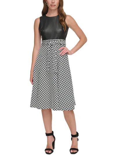 Calvin klein houndstooth dress clearance
