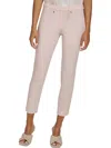 CALVIN KLEIN PETITES WOMENS SOLID HIGH RISE ANKLE PANTS