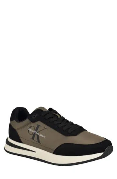 Calvin Klein Phino Sneaker In Black,taupe