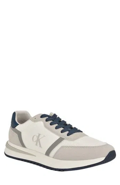 Calvin Klein Picio Sneaker In Light Grey/white Multi