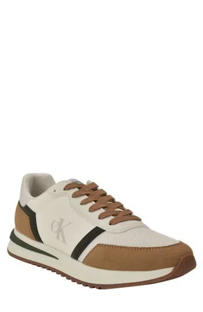 Calvin Klein Picio Sneaker In Taupe