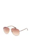 Calvin Klein Pilot-frame Sunglasses In Multi