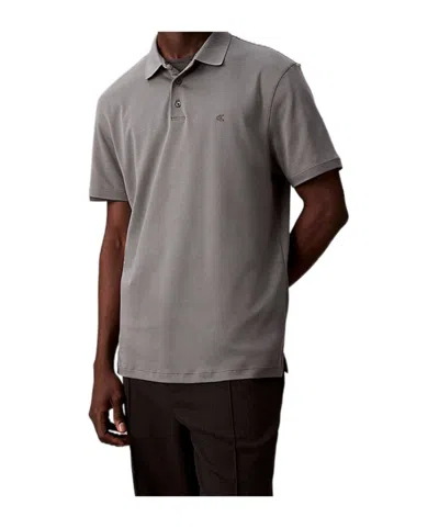Calvin Klein Pima Cotton Polo Shirt In Sedona Sage