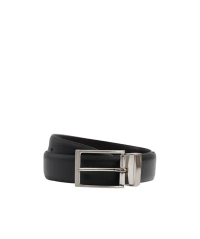 Calvin Klein Pin Buckle Belt In Black