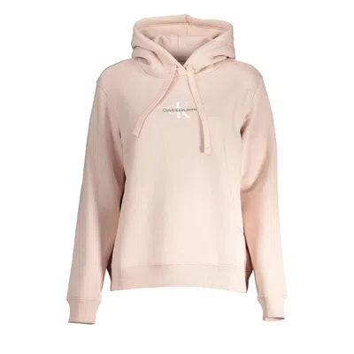 Calvin Klein Pink Cotton Sweater In Black