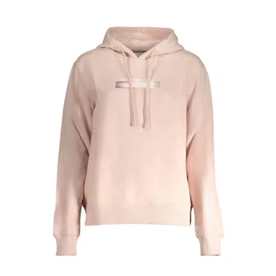 Calvin Klein Pink Cotton Sweater In Black