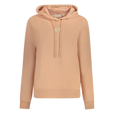Calvin Klein Pink Cotton Women Sweater In Neutral
