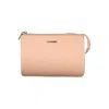 Calvin Klein Pink Polyester Women Handbag In Pink