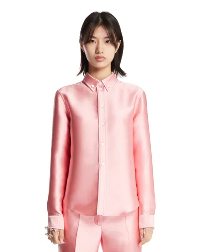 Calvin Klein Pink Silk Blend Shirt