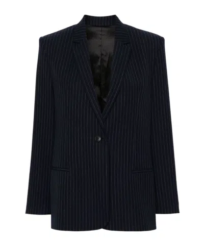 CALVIN KLEIN PINSTRIPE SUIT COAT
