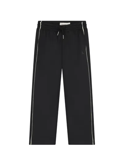 Calvin Klein Kids' Piped Tracksuit Bottoms In Black