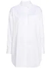 Calvin Klein Plain Cotton Shirt In White