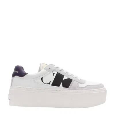 Calvin Klein Platform Shoes In White