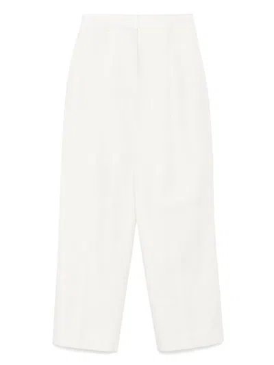 CALVIN KLEIN PLEAT-DETAIL TROUSERS