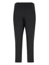 Calvin Klein Pleated Cropped Trousers In Black