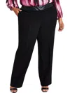 Calvin Klein Plus Size Modern Dress Pants In Black