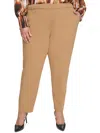Calvin Klein Plus Womens High Rise Ankle Straight Leg Pants In Multi