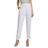 Calvin Klein Plus Womens Linen Blend High-rise Ankle Pants In White