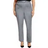 Shop Calvin Klein Plus Womens Pinstripe Polyester Wide Leg Pants
