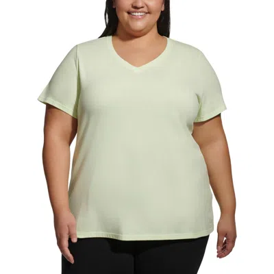 Calvin Klein Plus Womens Solid Knit Pullover Top In Multi
