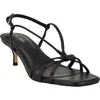 Calvin Klein Poeta 2 Strappy Sandal In Black