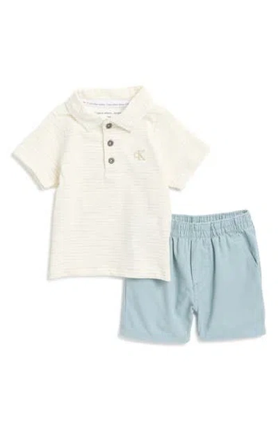 Calvin Klein Babies'  Polo & Shorts Set