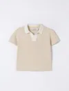 Calvin Klein Polo Shirt  Kids Color Beige In Beige